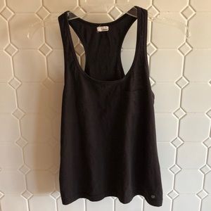Black flowy tank top from garage